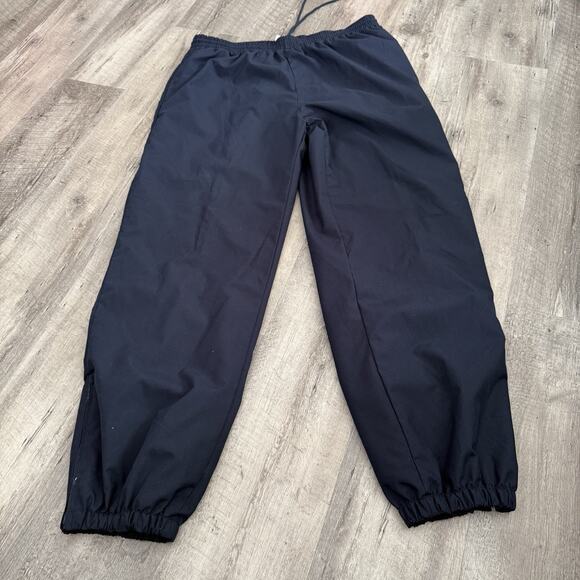 Champion Track Pants Mens Large Blue Windbreaker Joggers Jersey-Lined Woven - Picture 3 of 7